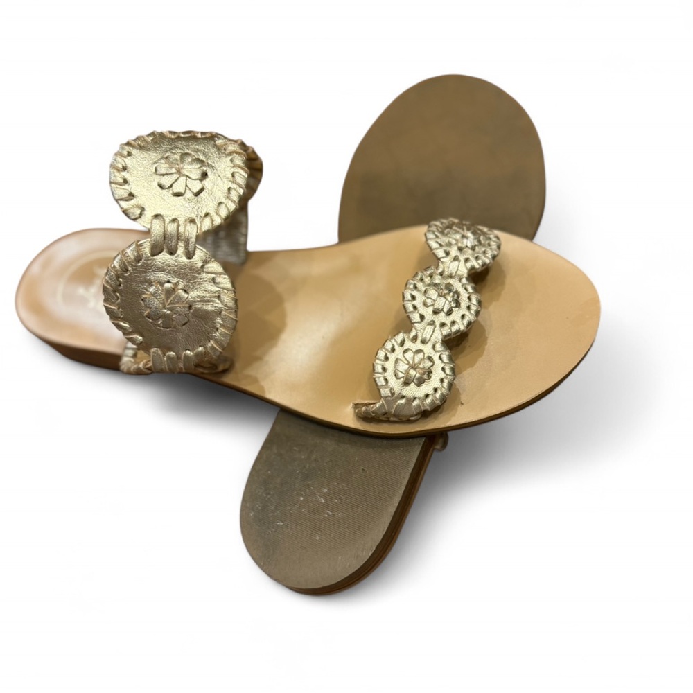 Jack Rogers Gold Women's Sandals
